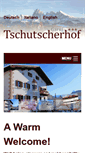 Mobile Screenshot of garni-tschutscherhof.it