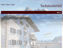 Tablet Screenshot of garni-tschutscherhof.it